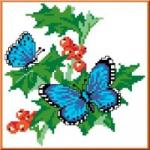 Набор для вышивания "Бабочки на смородине"