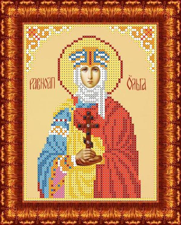 Ткань с рисунком Икона "Св.Ольга"