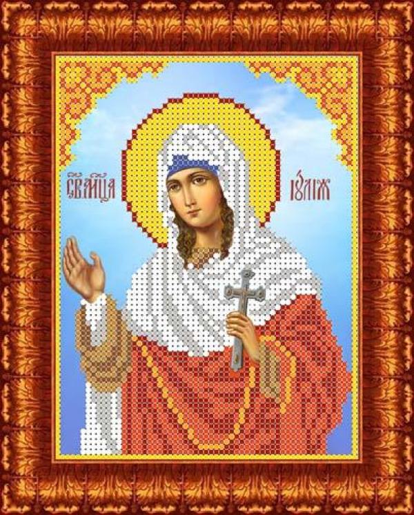 Ткань с рисунком Икона "Св.Юлия"