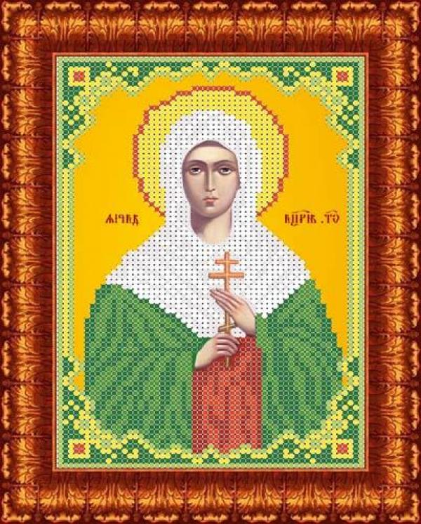 Ткань с рисунком Икона "Св.Муч.Дарья"