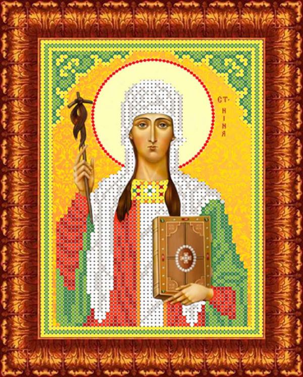 Ткань с рисунком Икона "Св.Нина"