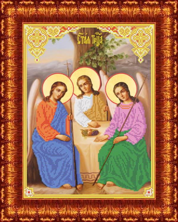Ткань с рисунком Икона "Святая Троица"