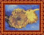Ткань с рисунком "Ван Гог. Два срезанных подсолнуха"