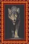 Ткань с рисунком "Хищники. Волк"