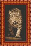 Ткань с рисунком "Хищники. Леопард"