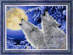 Ткань с рисунком "Лунная соната"
