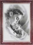 Ткань с рисунком "Мать и ребенок"