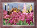 Ткань с рисунком "Тюльпаны у Голубой мечети"