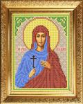 Ткань с рисунком Икона "Св Аполлинария(Полина)"