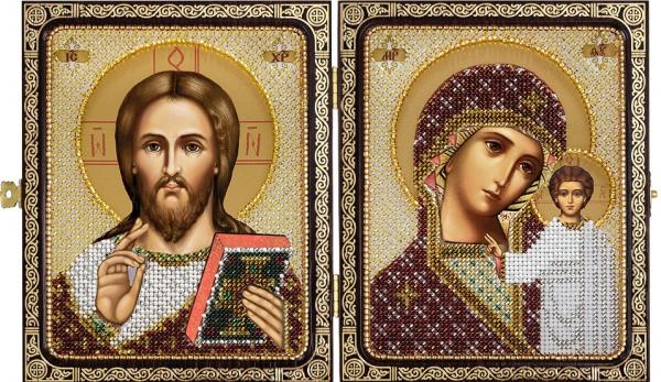 Набор для вышивания Икона "Христос Спаситель и Пресв. Богородица Казанская"