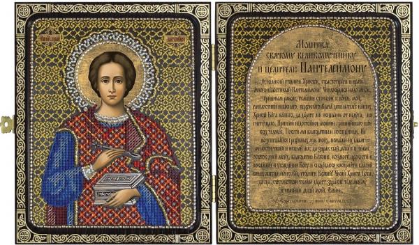Набор для вышивания Икона "Св.Великомученик и Целитель Пантелеймон"