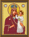 Ткань с рисунком Икона "Богородица Призри на смирение"