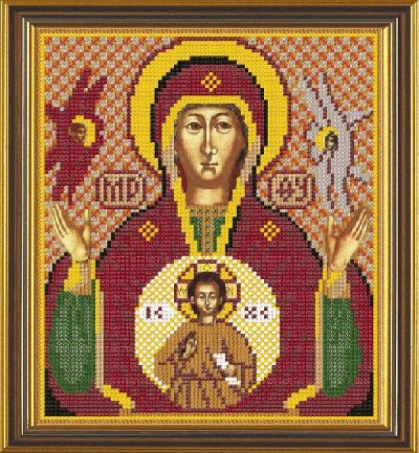 Ткань с рисунком Икона "Знамение"