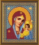 Ткань с рисунком Икона "Пресвятая Богородица Казанская"