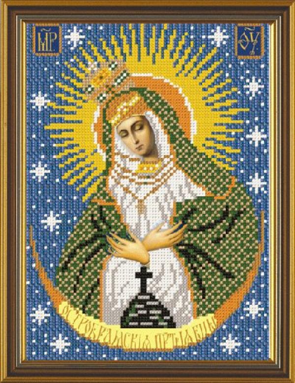 Ткань с рисунком Икона "Богородица Остробрамская"