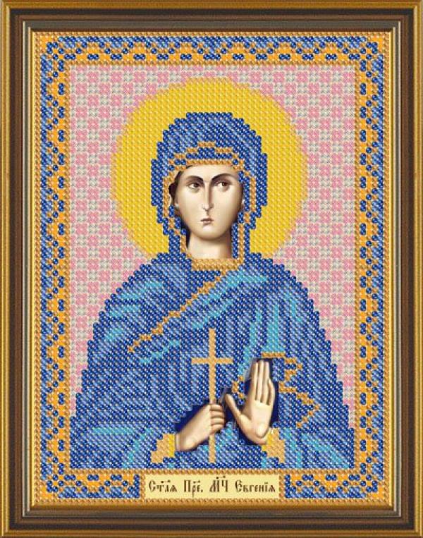 Ткань с рисунком Икона "Св.Евгения"