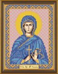 Ткань с рисунком Икона "Св.Евгения"