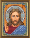 Ткань с рисунком Икона "Христос Спаситель"