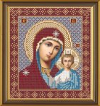 Ткань с рисунком Икона "Божия Матерь Казанская"