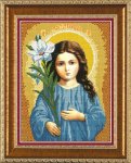 Ткань с рисунком Икона "А3 Богородица Трилетствующая"