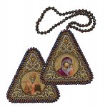 Набор для вышивания Икона "Богородица Казанская и Св. Николай Чудотворец"