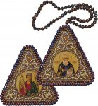 Набор для вышивания Икона "Св. Прп. Сергий Радонежский и Ангел Хранитель"