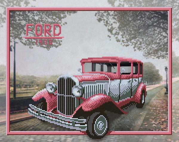 Ткань с рисунком "Ford"