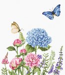 Набор для вышивания "Летние цветы и бабочки"