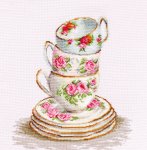 Набор для вышивания "Три чайные чашки"