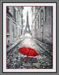 Набор для вышивания "В Париже дождь"