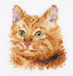 Набор для вышивания "Животные в портретах. Рыжий кот"