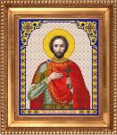 Ткань с рисунком Икона "Св.Благоверный Князь Александр Невский"