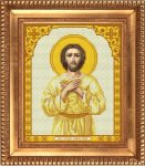 Ткань с рисунком Икона "Преподобный Алексей Человек Божий"