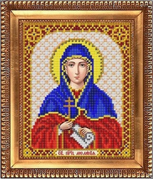 Ткань с рисунком Икона "Св.Преподобная Мелания"
