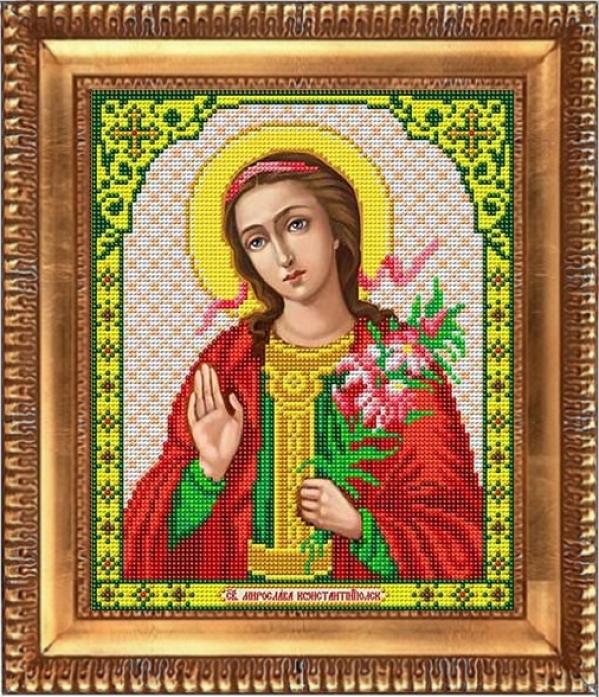 Ткань с рисунком Икона "Св.Мирослава"