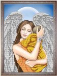 Ткань с рисунком "Моя мама - ангел!"