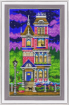 Ткань с рисунком "Милый дом"