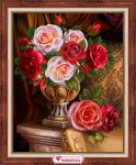 Алмазная мозаика "Благородные розы"