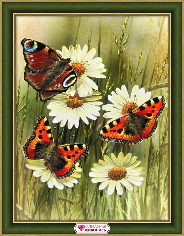 Алмазная мозаика "Бабочки"