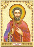 Ткань с рисунком Икона "Святой Виктор"