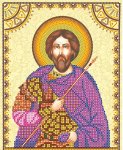 Ткань с рисунком Икона "Святой Артемий"