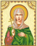 Ткань с рисунком Икона "Святая Антонина"