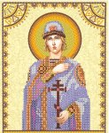 Ткань с рисунком Икона "Святой Глеб"