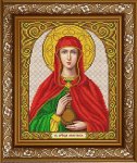 Ткань с рисунком Икона "Святая мученица Анастасия Узорешительница"