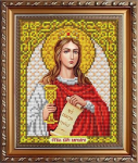 Ткань с рисунком Икона "Святая Варвара"