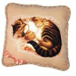 Набор для вышивания "Кошка (подушка)"