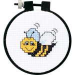 Набор для вышивания "Пчелка Ø 8 см"