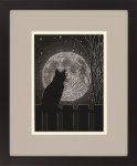 Набор для вышивания "Лунный черный кот"