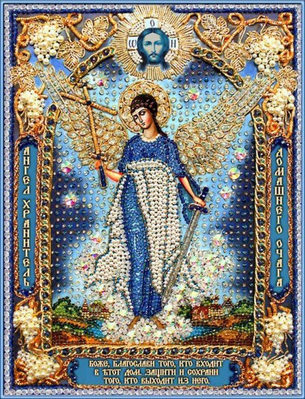 Набор для вышивания Икона "Ангел Хранитель домашнего очага"
