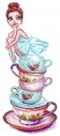 Канва с рисунком "Чайная фея"